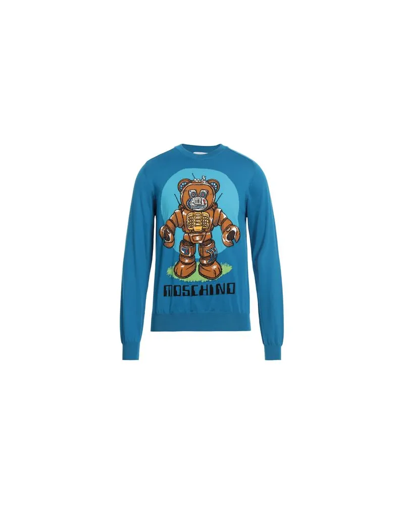 Moschino COUTURE - STRICKWAREN - Pulloverauf YOOX.COM Azurblau