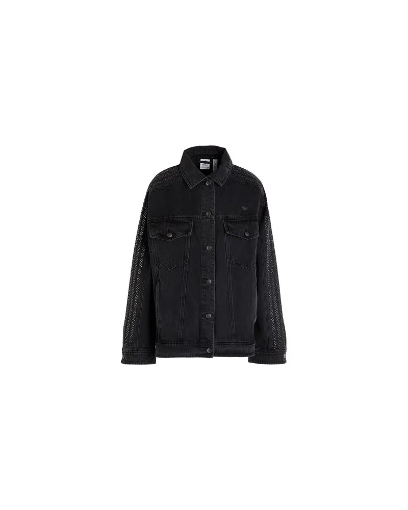 adidas ATLANTA DEN JKT  - JACKEN & MÄNTEL - Jeansjacken/Mäntelauf YOOX.COM Schwarz
