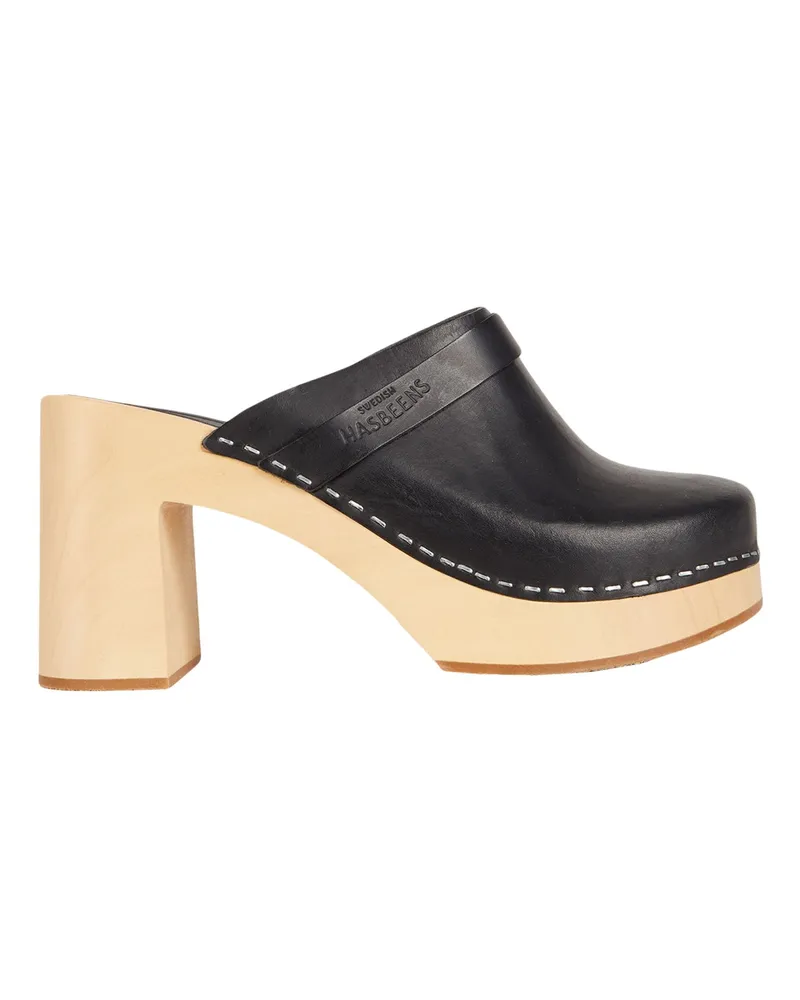 Swedish Hasbeens Mules & Clogs Schwarz