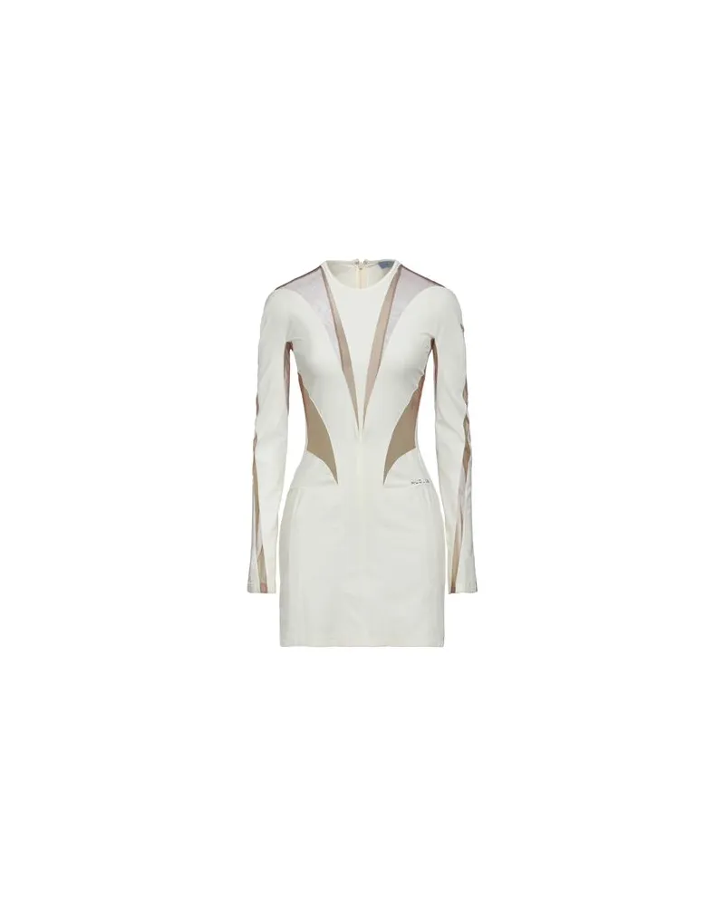 Thierry Mugler KLEIDER - Mini-Kleiderauf YOOX.COM Elfenbein