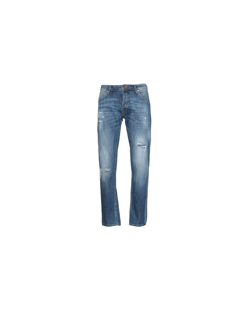 Jack & Jones JJIGLENN JJFOX GE 740 50SPS NOOS - HOSEN & RÖCKE - Jeanshosenauf YOOX.COM Blau