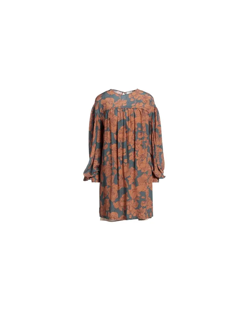 ALYSI KLEIDER - Mini-Kleiderauf YOOX.COM Braun