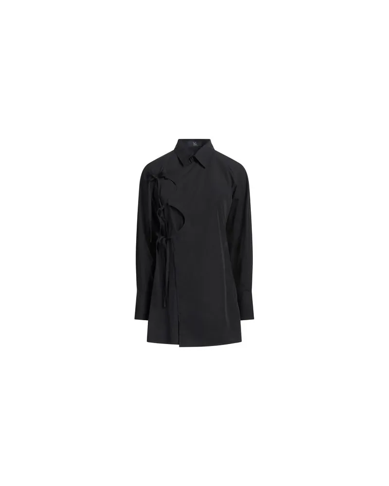 Y'S YOHJI YAMAMOTO TOPS - Hemdenauf YOOX.COM Schwarz