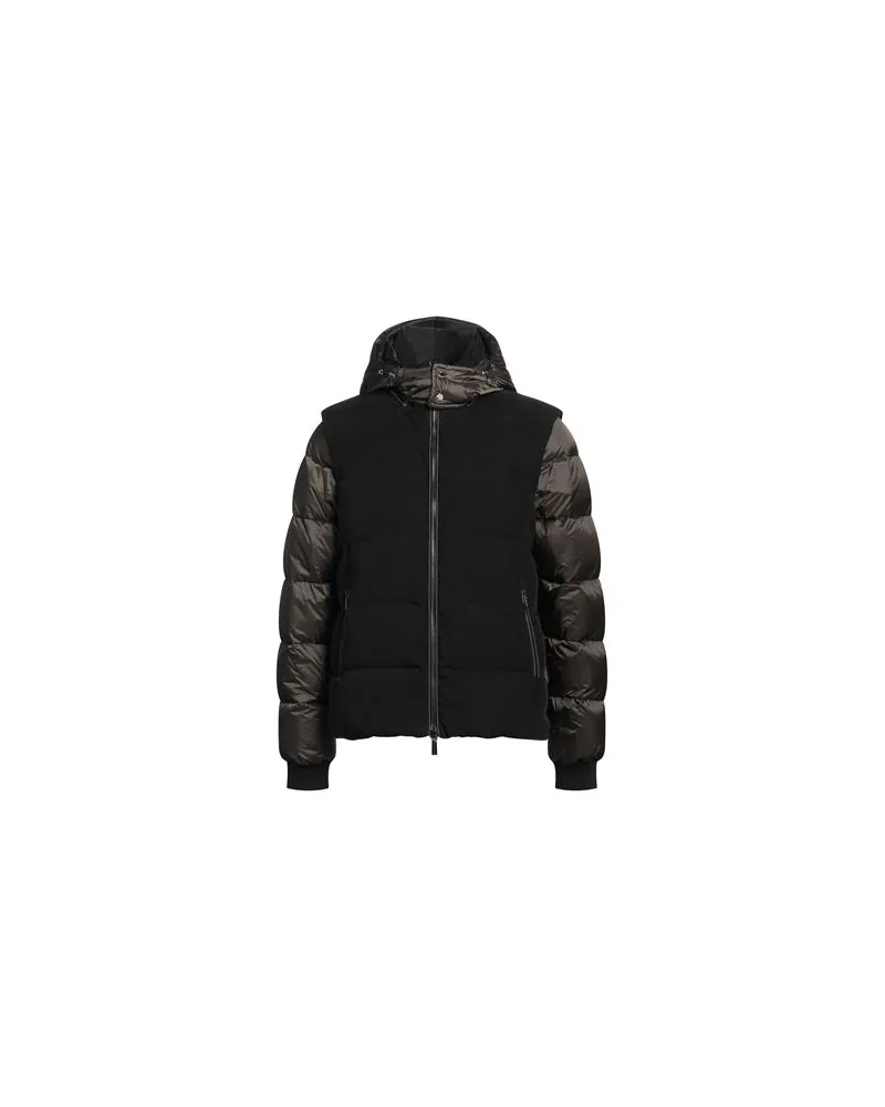 MOORER JACKEN & MÄNTEL - Pufferjacken & Daunenjackenauf YOOX.COM Schwarz