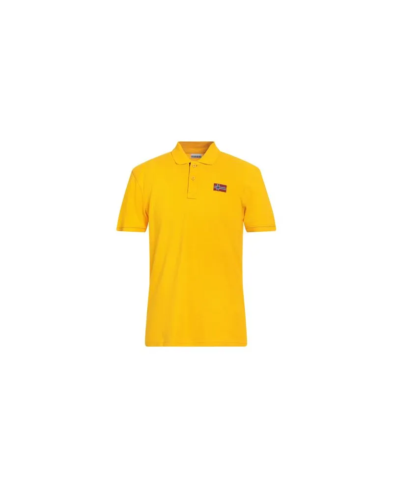 Napapijri TOPS - Poloshirtsauf YOOX.COM Mandarine