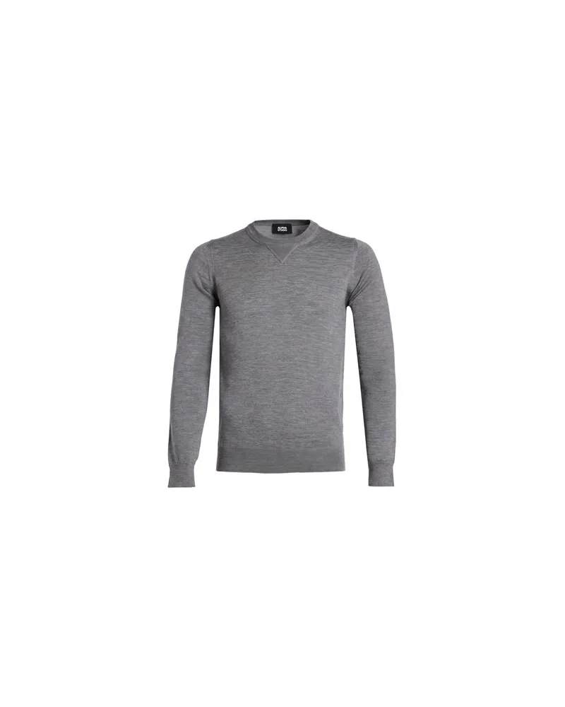 Alpha Studio STRICKWAREN - Pulloverauf YOOX.COM Grau