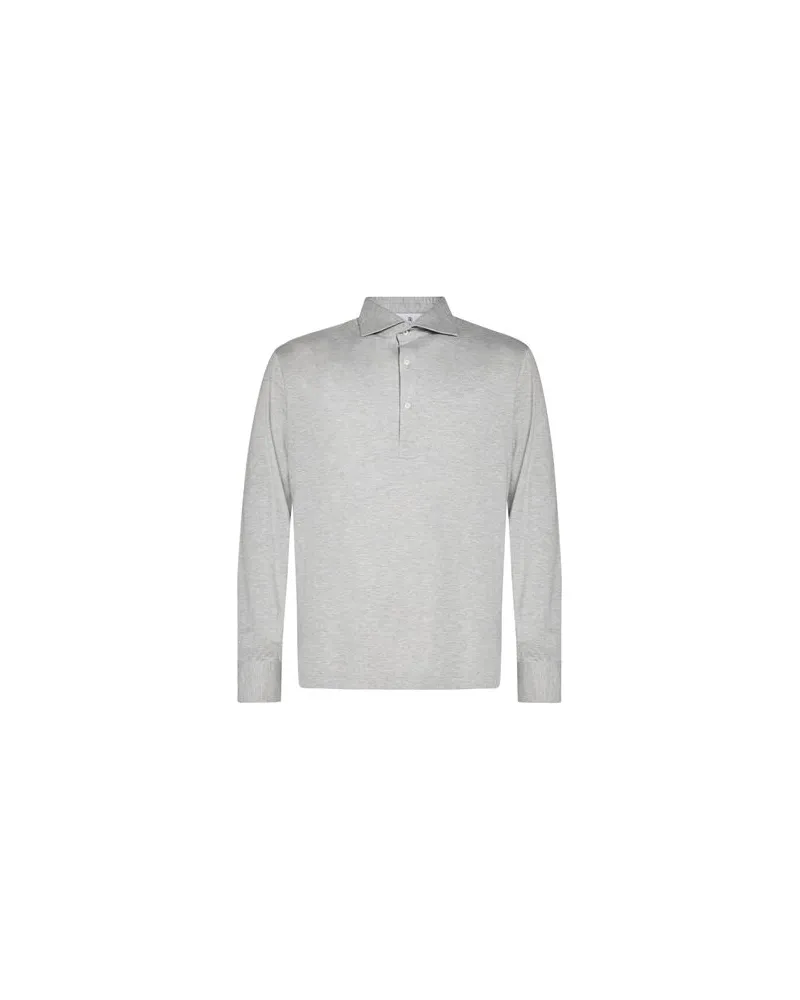 Brunello Cucinelli TOPS - Poloshirtsauf YOOX.COM Grau