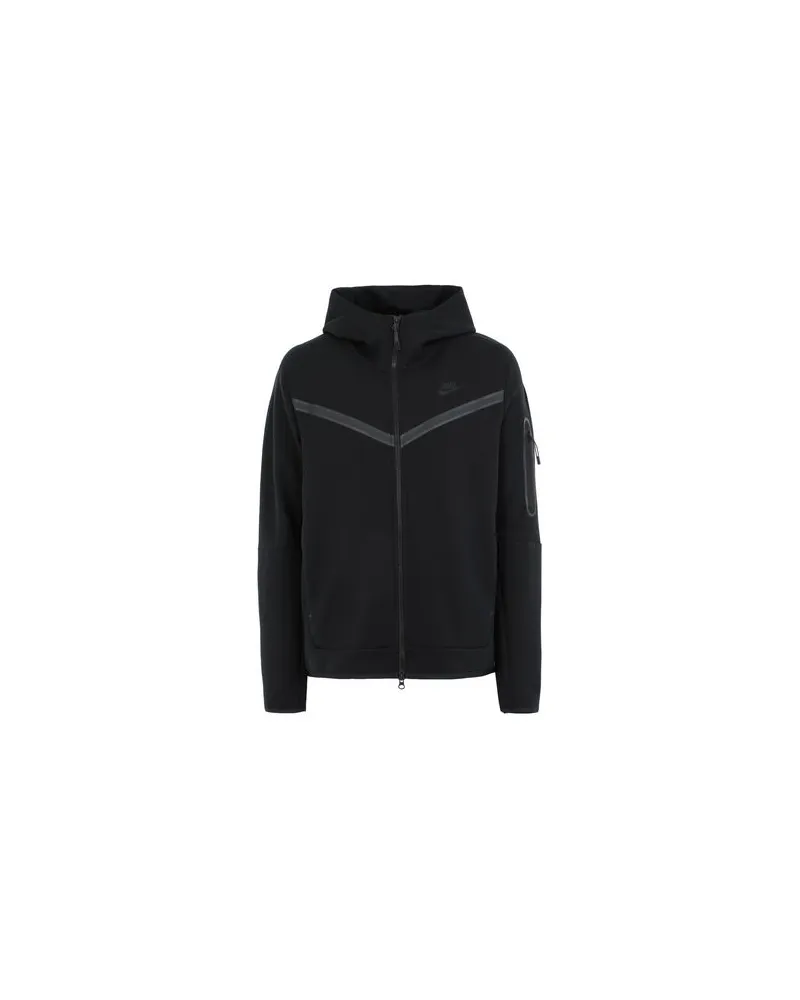 Nike TECH FLEECE HOODIE   - TECH FLEECE HOODIE - TOPS - Sweatshirtsauf YOOX.COM Schwarz