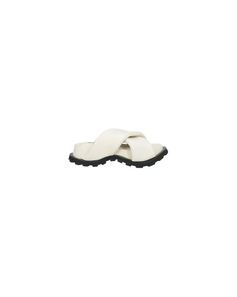 Jil Sander SCHUHE - Sandalenauf YOOX.COM Elfenbein