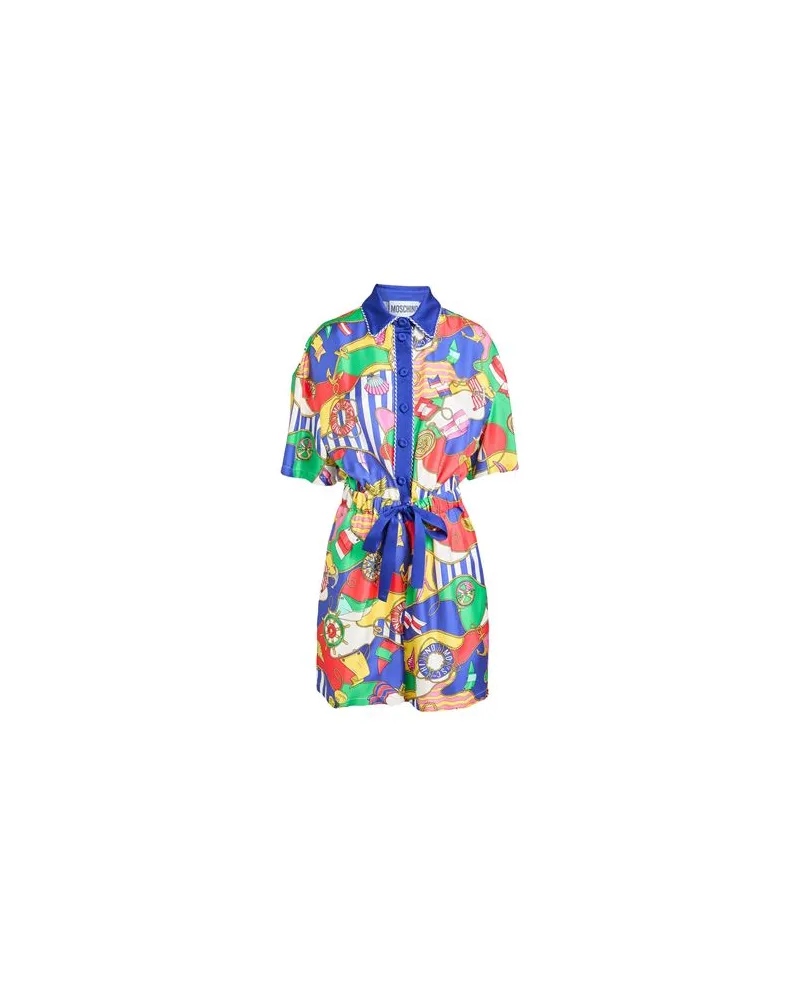 Moschino OVERALLS - Playsuitsauf YOOX.COM Blau