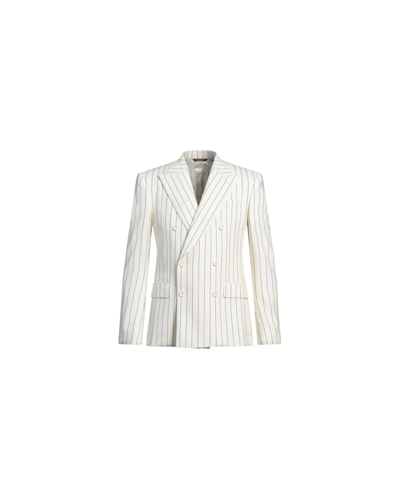 Dolce & Gabbana ANZÜGE und CO-ORDS - Blazersauf YOOX.COM Cremeweiß