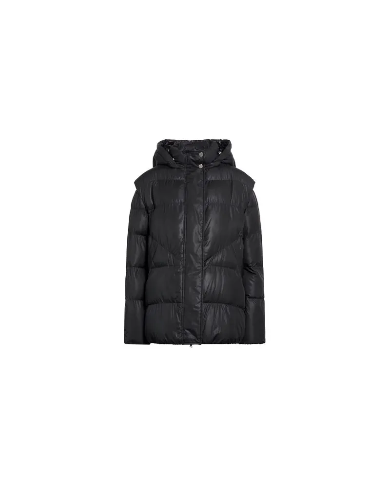 Patrizia Pepe JACKEN & MÄNTEL - Pufferjacken & Daunenjackenauf YOOX.COM Schwarz