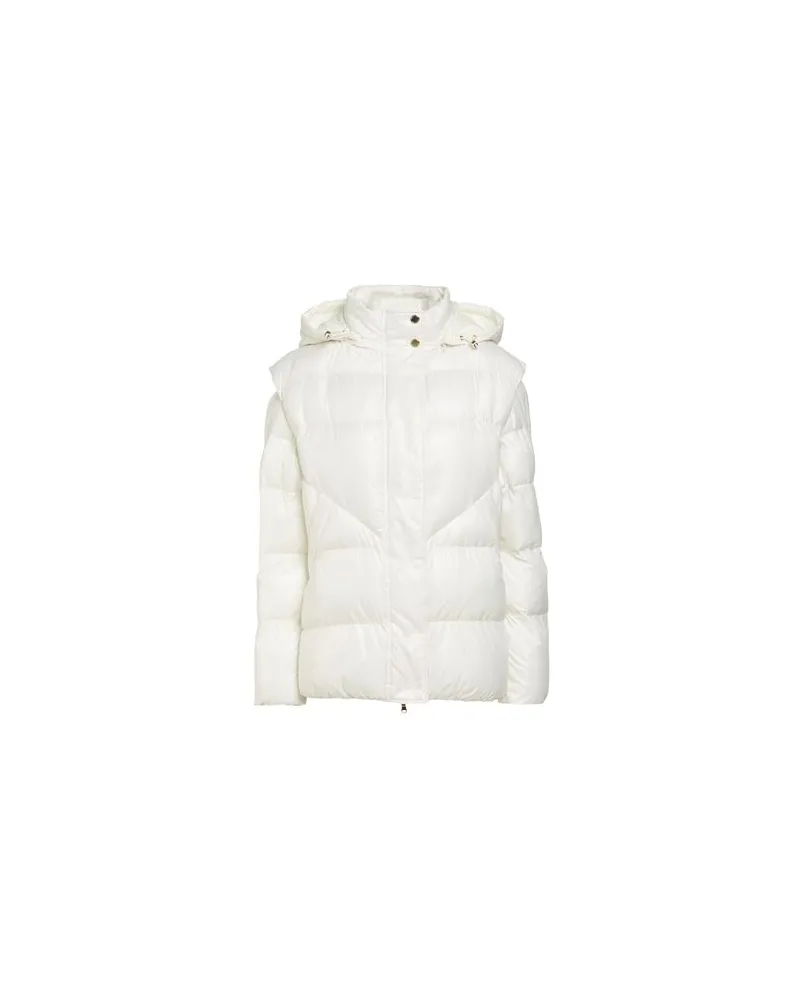 Patrizia Pepe JACKEN & MÄNTEL - Pufferjacken & Daunenjackenauf YOOX.COM Weiß
