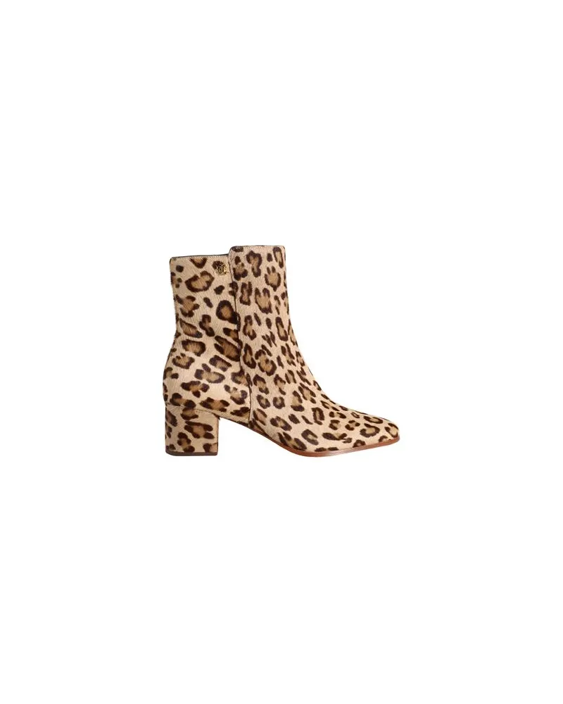 Ralph Lauren WENDEY LEOPARD-PRINT HAIRCALF BOOTIE  - SCHUHE - Stiefelettenauf YOOX.COM Beige