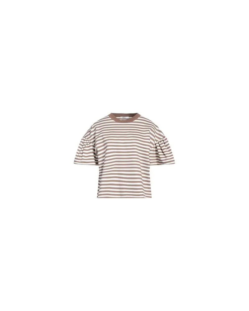 Max Mara TOPS - T-shirtsauf YOOX.COM Hellbraun