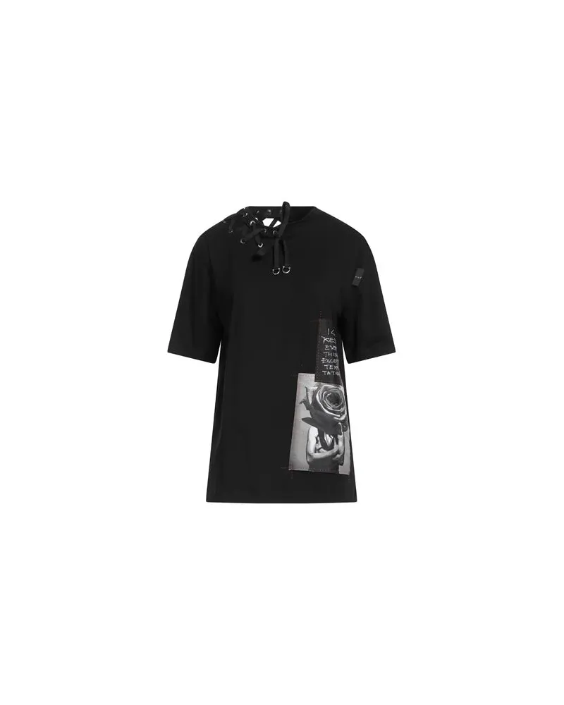 John Richmond TOPS - T-shirtsauf YOOX.COM Schwarz