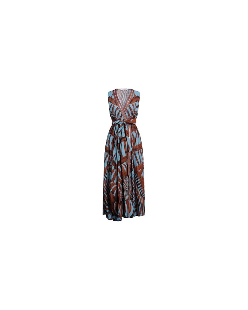 Connor & Blake KLEIDER - Maxi-Kleiderauf YOOX.COM Himmelblau