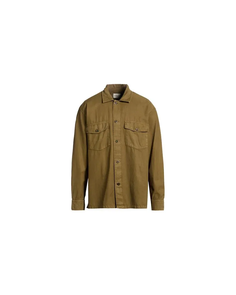 Gant TOPS - Hemdenauf YOOX.COM Militärgrün