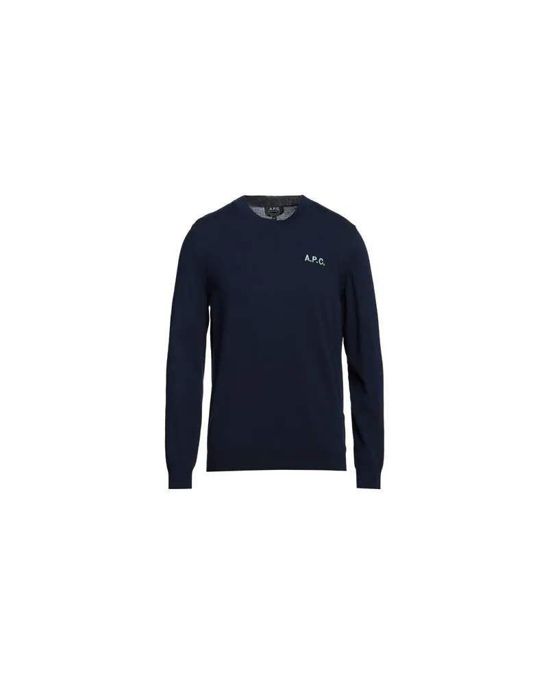 A.P.C. STRICKWAREN - Pulloverauf YOOX.COM Marineblau