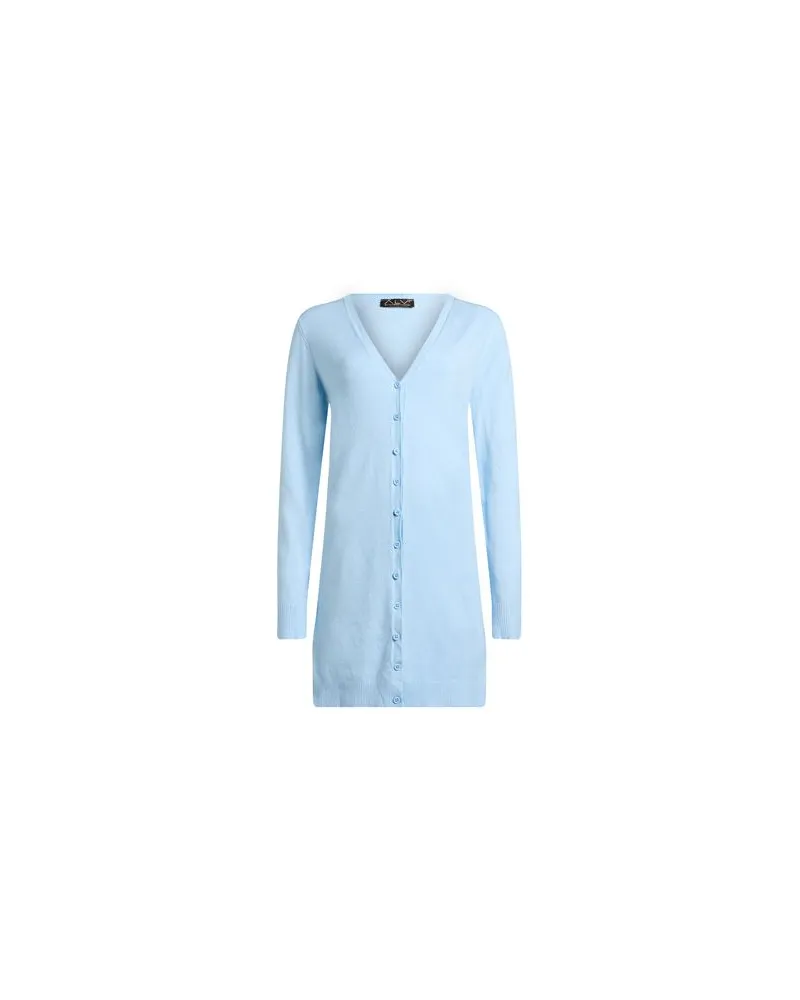 Alviero Martini STRICKWAREN - Strickjackenauf YOOX.COM Himmelblau