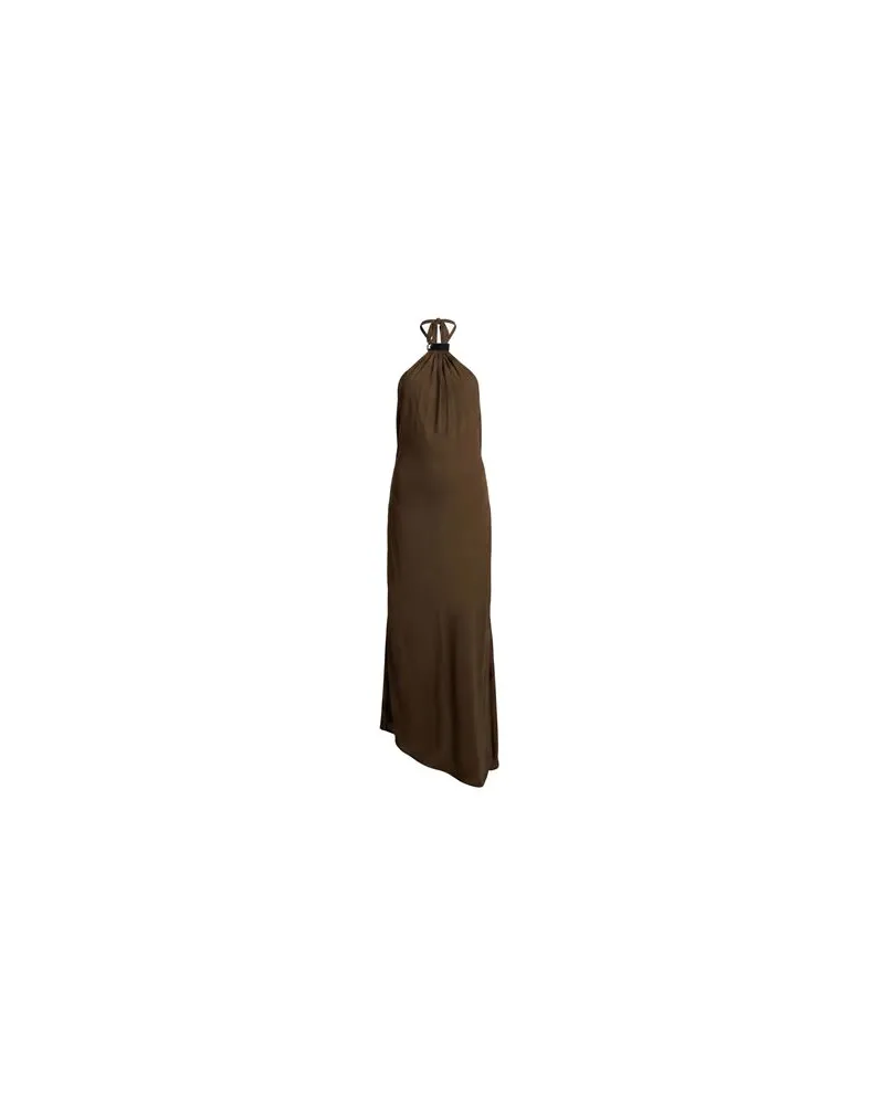 ATTICO KLEIDER - Maxi-Kleiderauf YOOX.COM Militärgrün