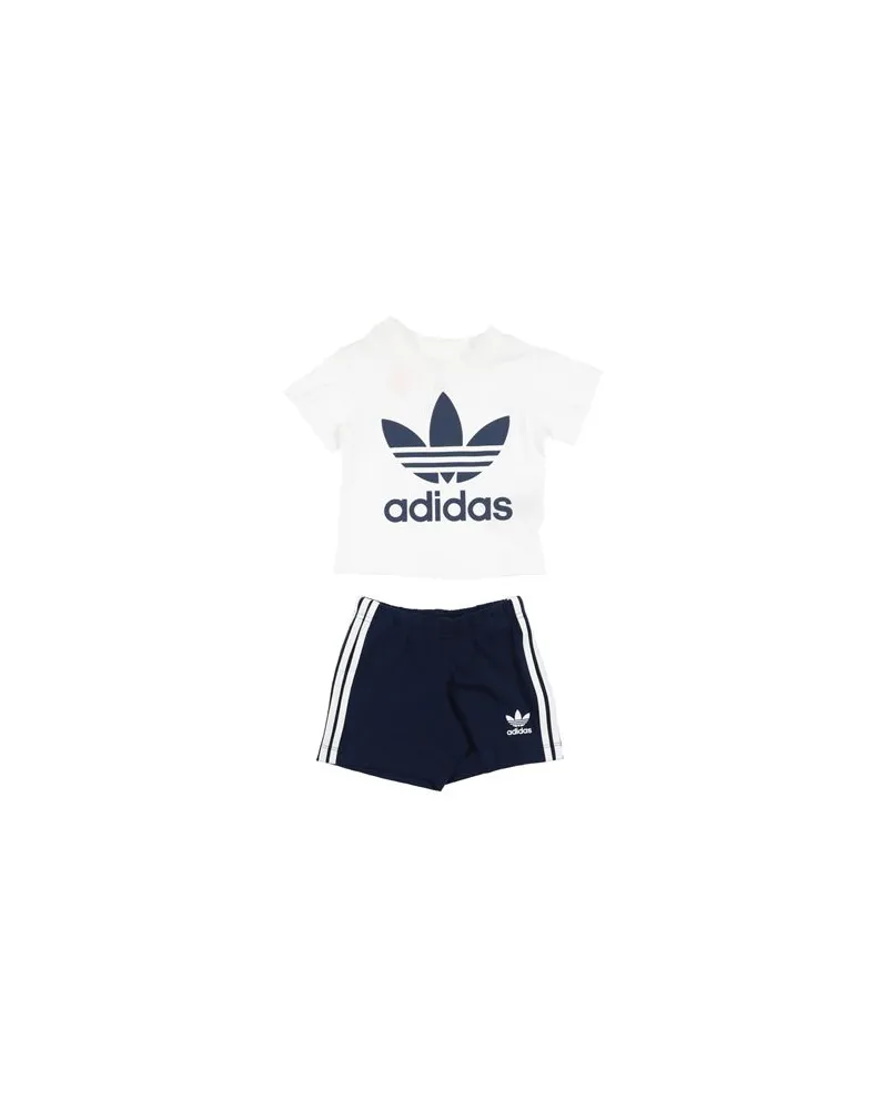 adidas Trefoil Shorts Tee Set  - NEUGEBORENE - Babykleidung-Setsauf YOOX.COM Weiß
