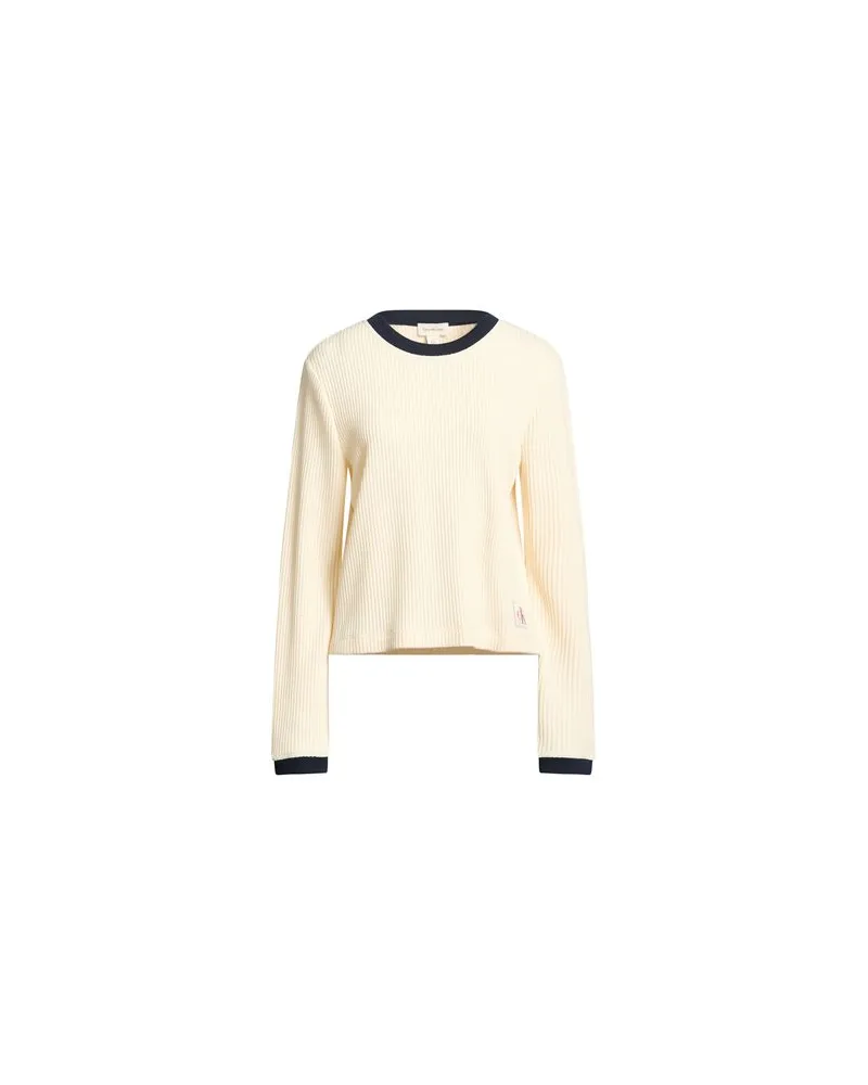 Calvin Klein STRICKWAREN - Pulloverauf YOOX.COM Cremeweiß