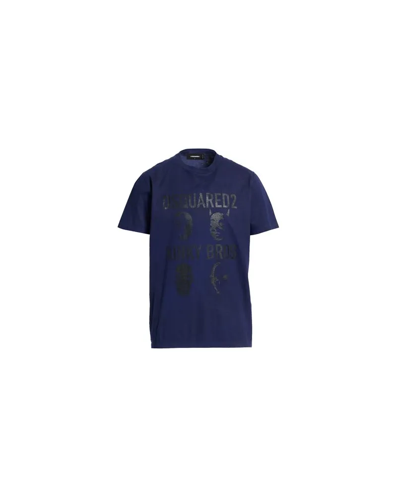 Dsquared2 TOPS - T-shirtsauf YOOX.COM Marineblau