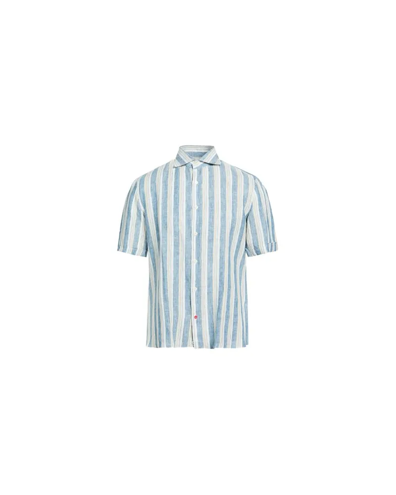 Isaia TOPS - Hemdenauf YOOX.COM Taubenblau