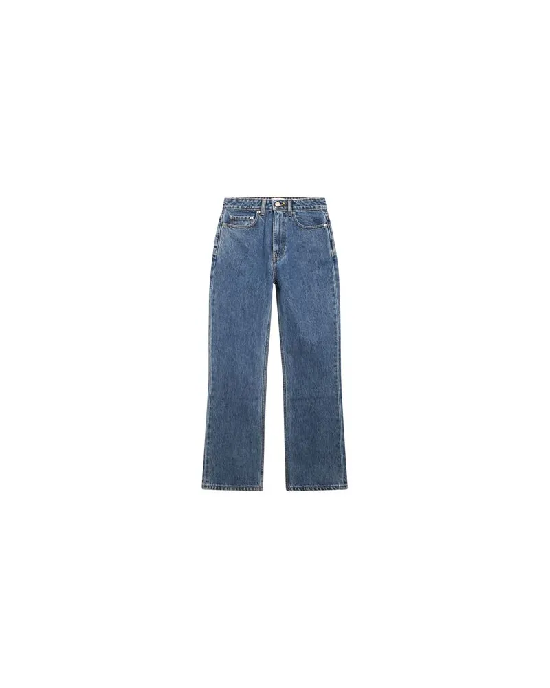 Ganni HOSEN & RÖCKE - Jeanshosenauf YOOX.COM Blau