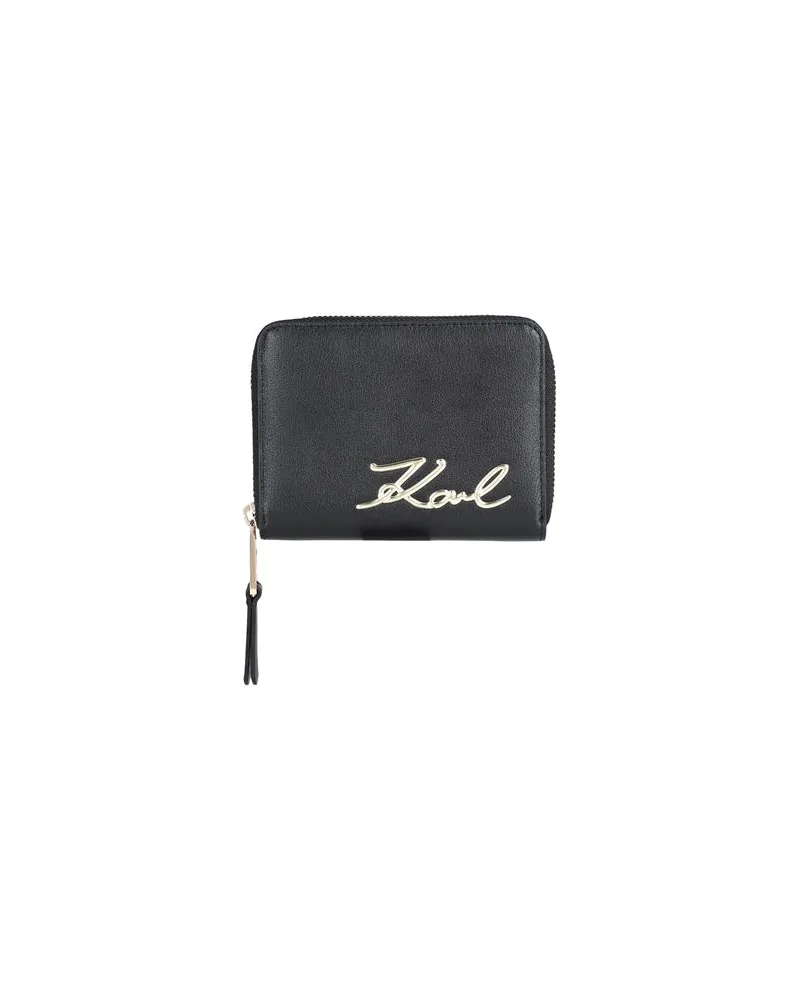 Karl Lagerfeld Kleinlederwaren - Brieftaschenauf YOOX.COM Schwarz