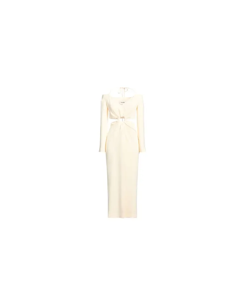 Nanushka KLEIDER - Maxi-Kleiderauf YOOX.COM Pastellgelb