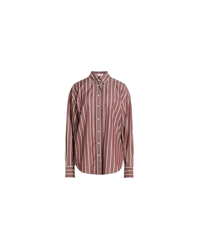 Brunello Cucinelli TOPS - Hemdenauf YOOX.COM Bordeaux