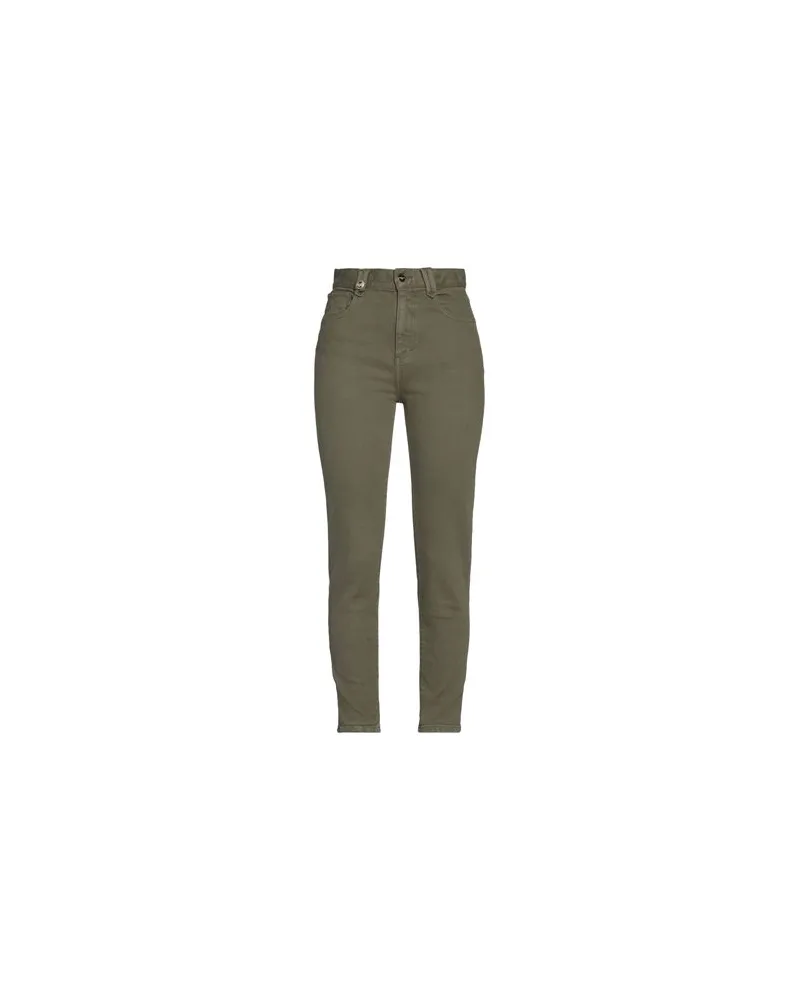MAX&MOI HOSEN & RÖCKE - Jeanshosenauf YOOX.COM Militärgrün