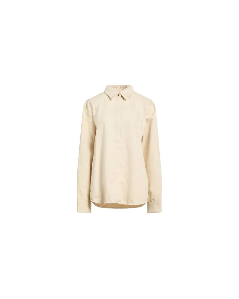 Jil Sander TOPS - Jeanshemdenauf YOOX.COM Elfenbein