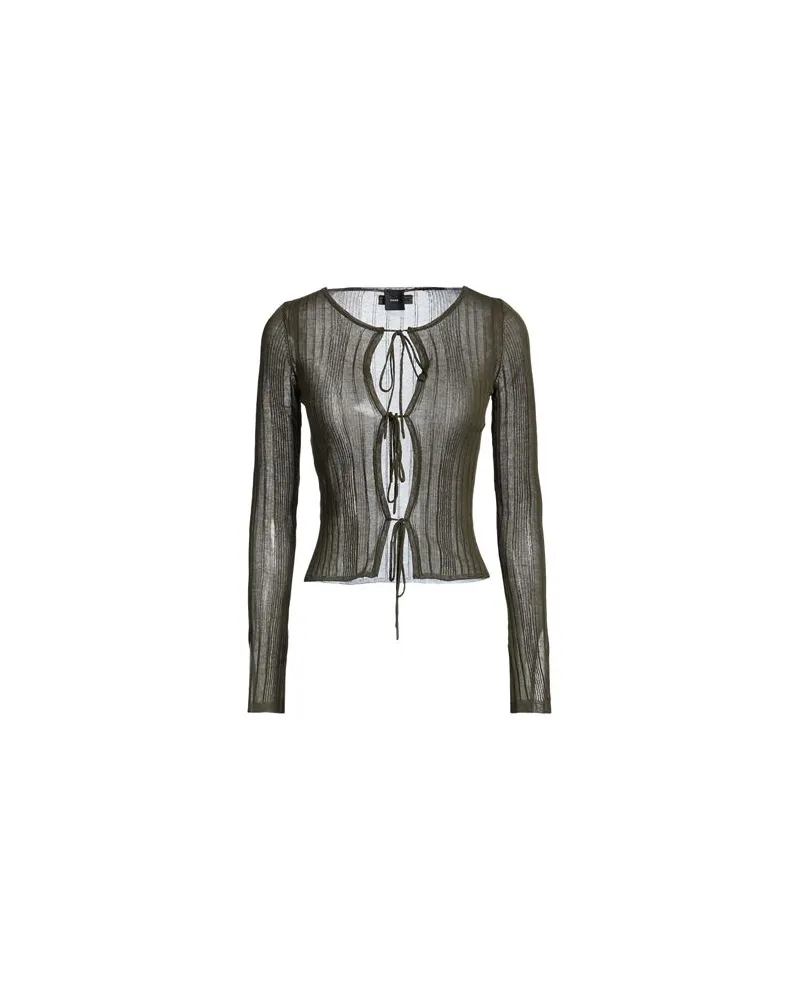 Pinko STRICKWAREN - Strickjackenauf YOOX.COM Militärgrün