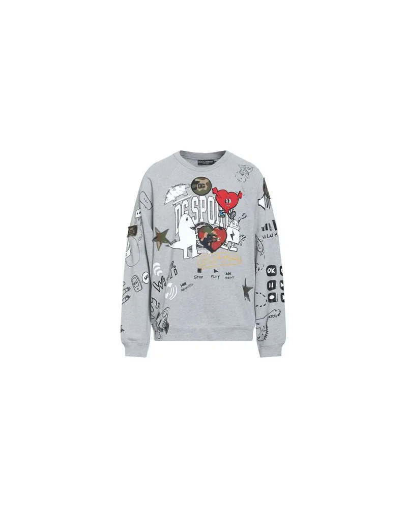 Dolce & Gabbana TOPS - Sweatshirtsauf YOOX.COM Grau