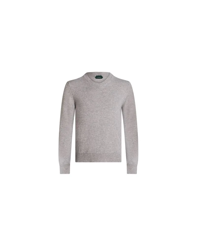 Zanone STRICKWAREN - Pulloverauf YOOX.COM Hellgrau