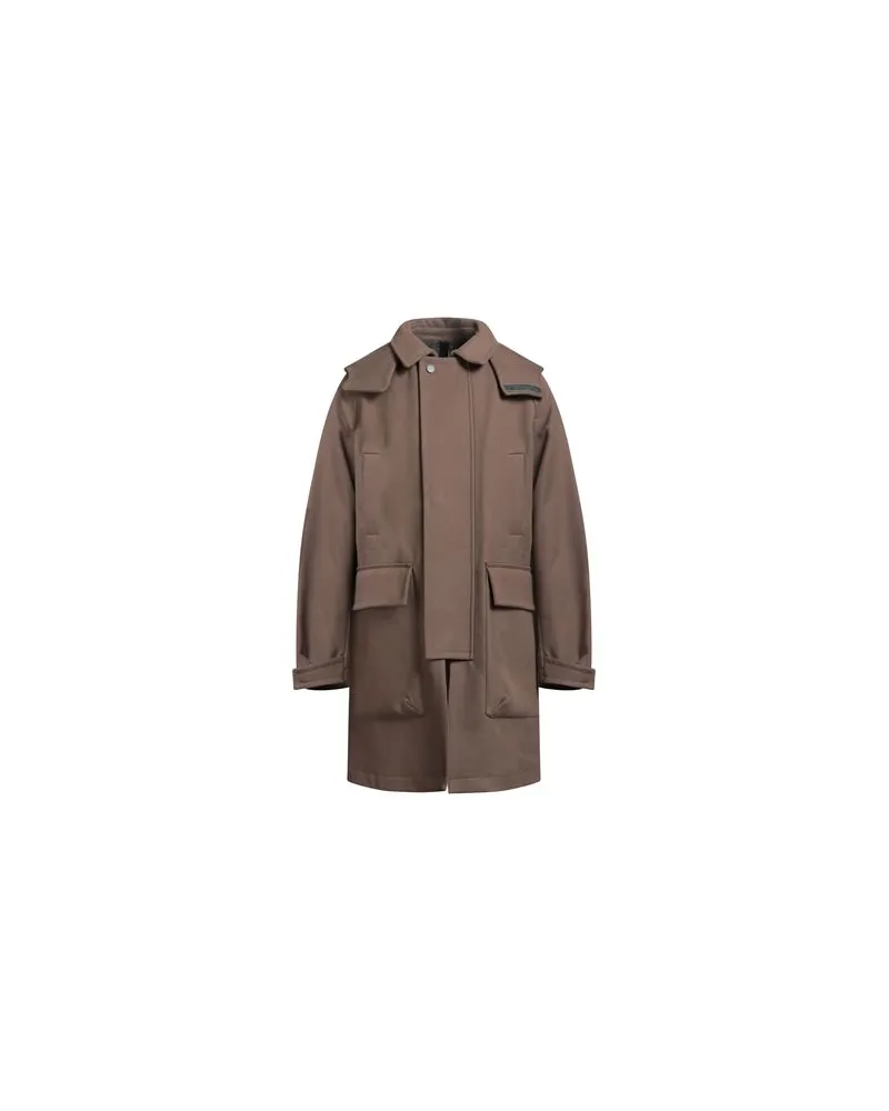 Hevò JACKEN & MÄNTEL - Mäntelauf YOOX.COM Khaki