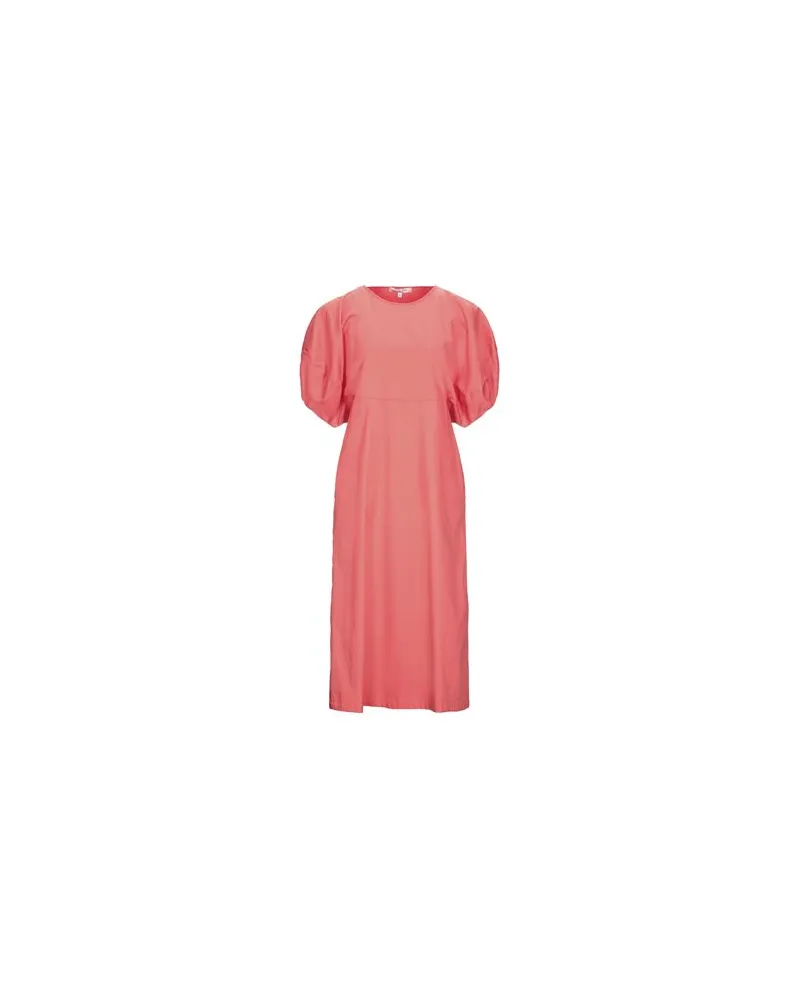 Rosé a Pois KLEIDER - Midi-Kleiderauf YOOX.COM Koralle