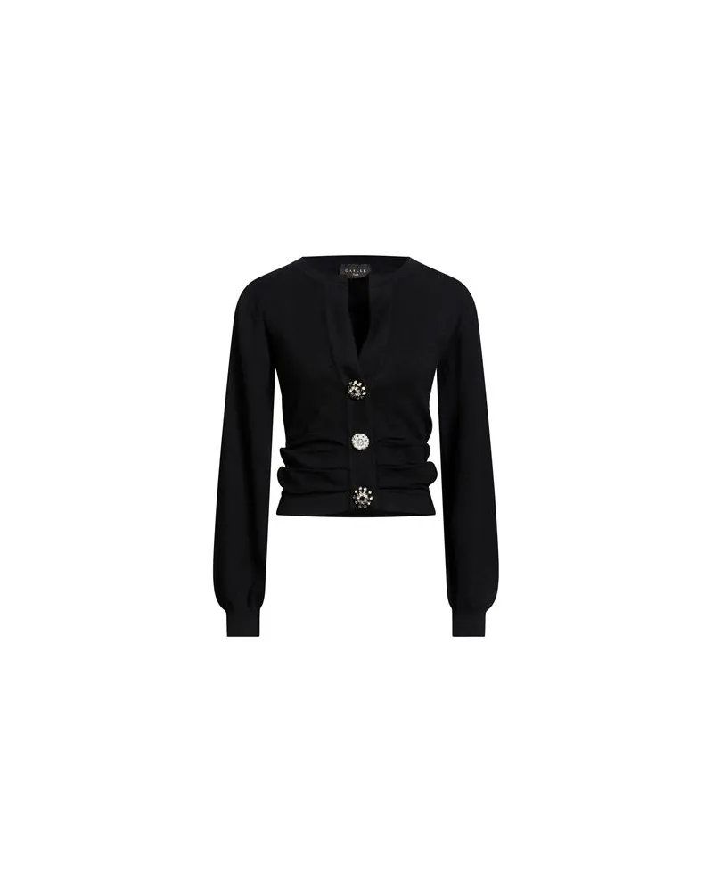 Gaëlle Bonheur NOIR - STRICKWAREN - Strickjackenauf YOOX.COM Schwarz