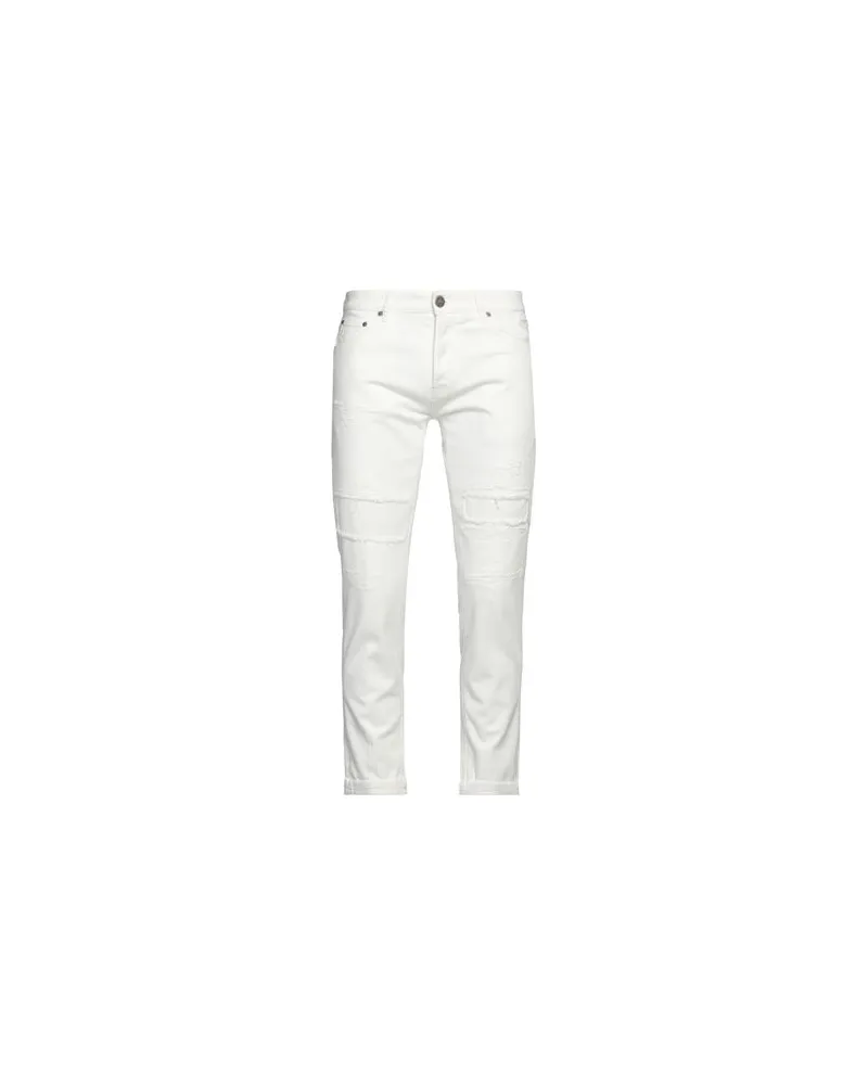 PT TORINO HOSEN & RÖCKE - Jeanshosenauf YOOX.COM Weiß