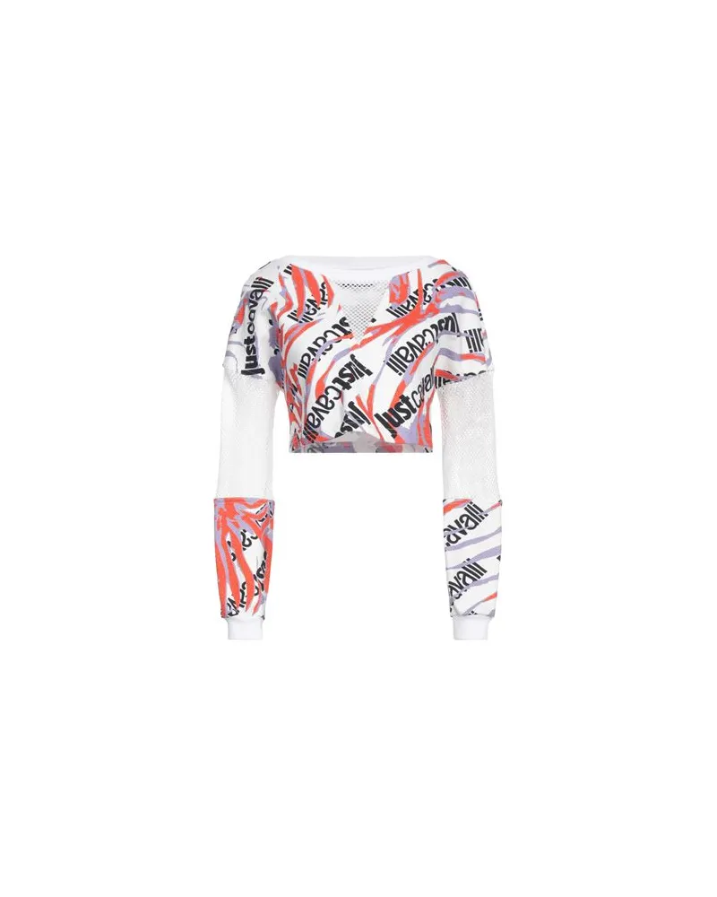 Just Cavalli TOPS - Sweatshirtsauf YOOX.COM Weiß