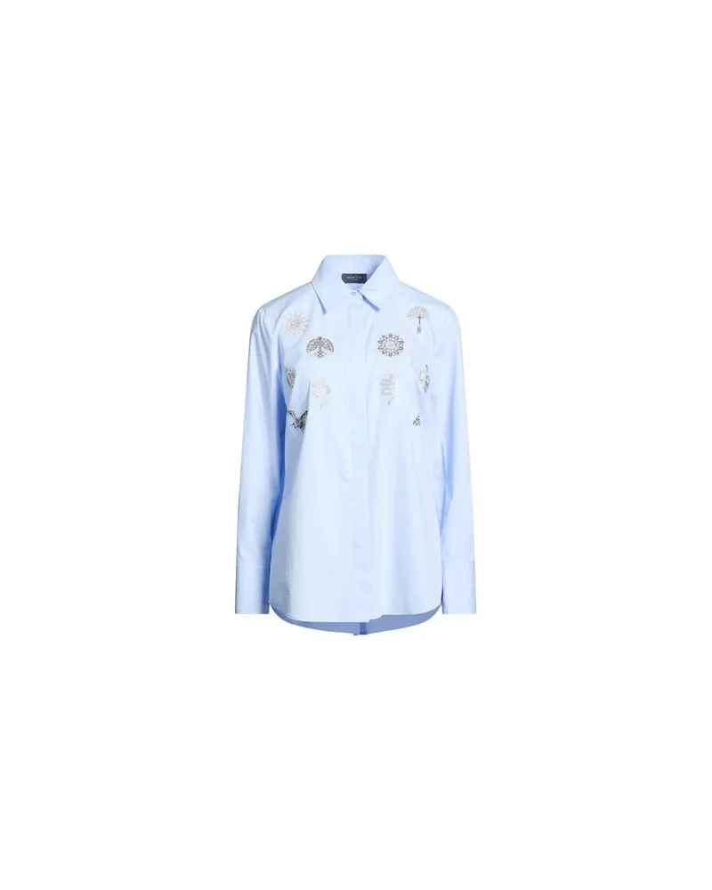 NENETTE TOPS - Hemdenauf YOOX.COM Azurblau