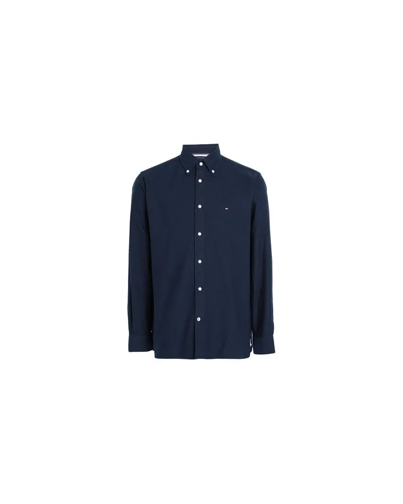 Tommy Hilfiger TOPS - Hemdenauf YOOX.COM Marineblau