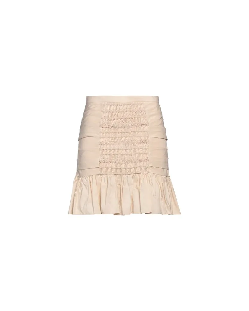 Elisabetta Franchi HOSEN & RÖCKE - Miniröckeauf YOOX.COM Beige