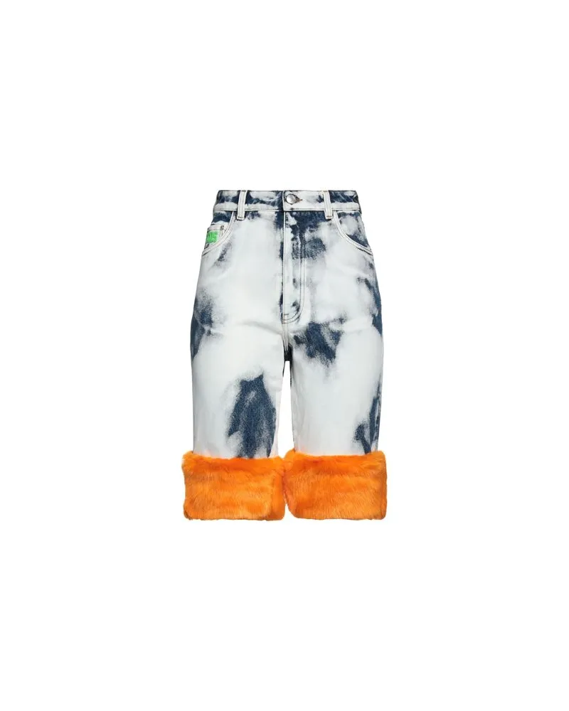 GCDS HOSEN & RÖCKE - Jeansshortsauf YOOX.COM Blau