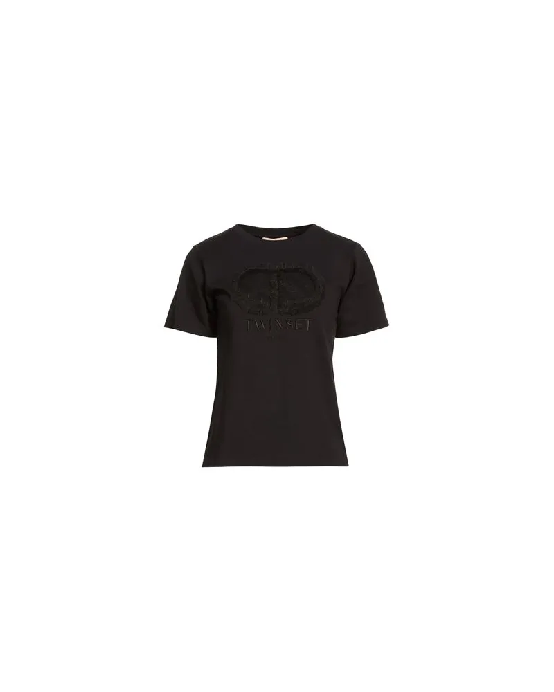 Twin-Set TOPS - T-shirtsauf YOOX.COM Schwarz
