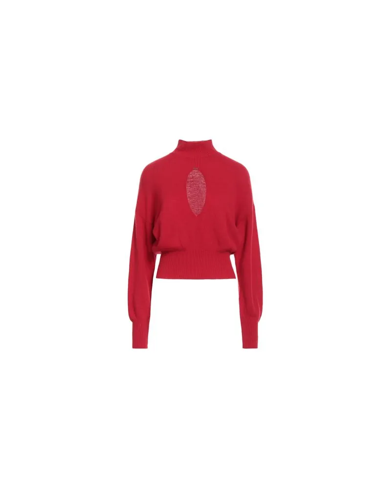 Elisabetta Franchi STRICKWAREN - Rollkragenpulloverauf YOOX.COM Rot