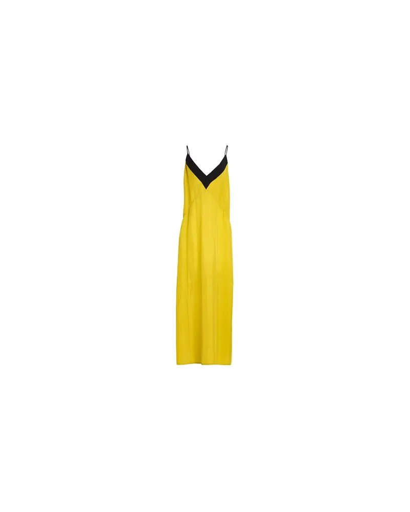 8PM KLEIDER - Maxi-Kleiderauf YOOX.COM Gelb